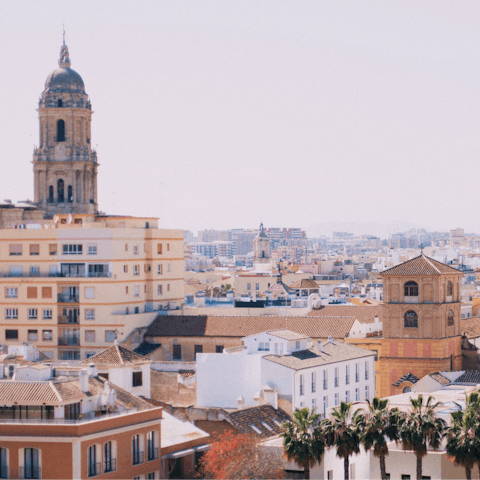 Explore the sun-dappled streets of central Málaga