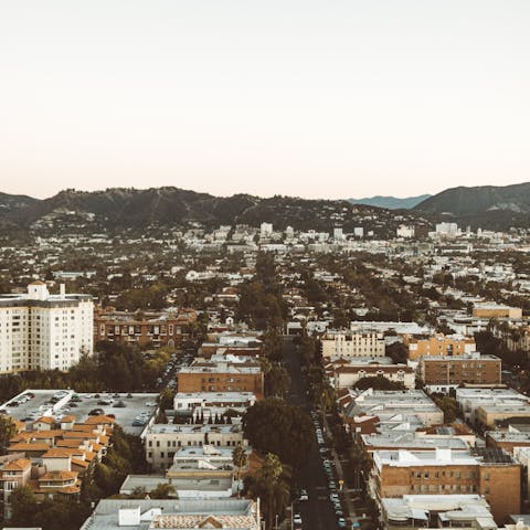 Hit up the infamous nightlife of West Hollywood, reached in under ten minutes' drive