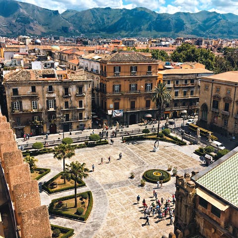 Explore the charming streets and piazzas of Palermo's historic centre, right on your doorstep
