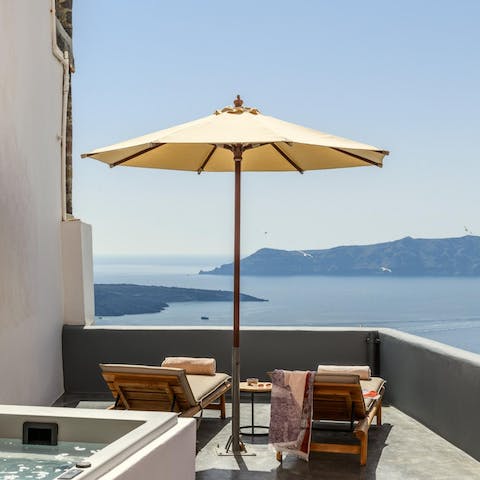 Grab your favourite book and get comfortable on a sunlounger