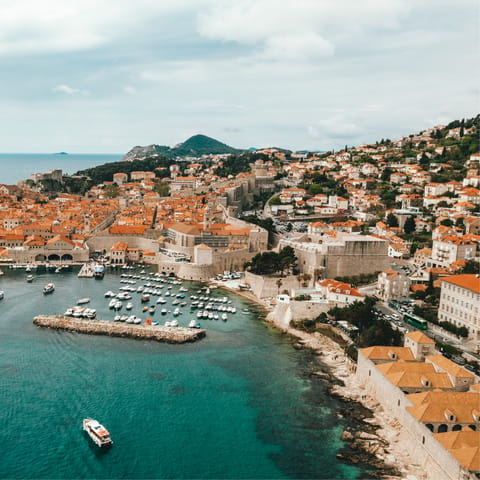 Jump in the car and take the ten-minute drive to Dubrovnik's unique Old Town 