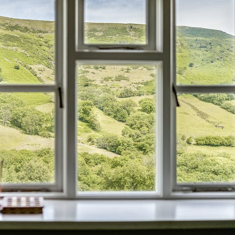 Marvel at the incredible valley views of the Brecon Beacons from almost every angle