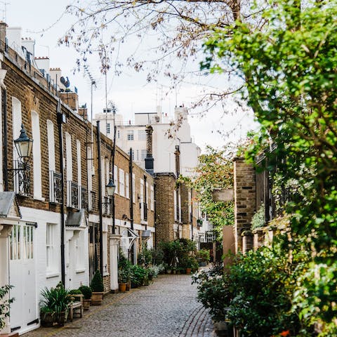 Stay in the heart of Kensington and Chelsea, in one of the most sought-after parts of London