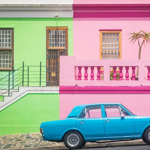 Explore the colourful streets of neighbouring Bo Kaap