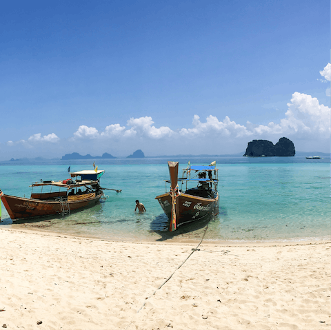 Visit nearby Choengmon Beach for stunning white sands and turquoise seas