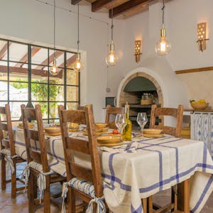 **Charming and well-appointed home** The home features traditional Spanish and modern design elements, and is equipped with everything guests need for a comfortable stay. 