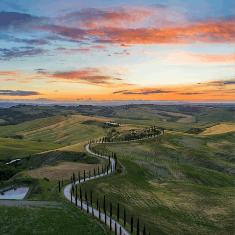 Get to know the stunning Tuscan countryside