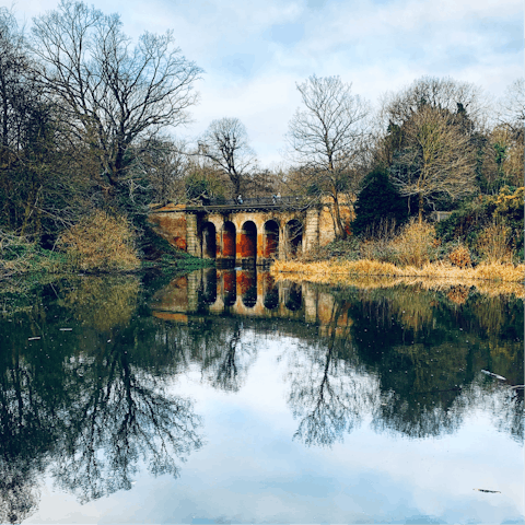 Stroll to nearby Hampstead Heath or begin your day with a jog