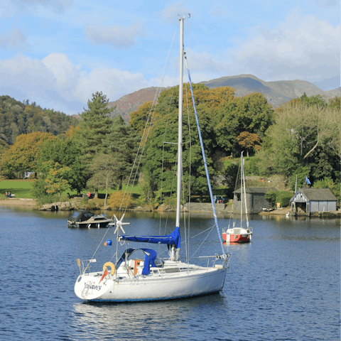 Take a short drive over to Lake Windermere for a boat trip