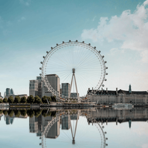 Ride the Northern Line to Waterloo and see the London Eye