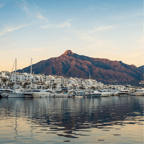 Explore beautiful Marbella, 22 kilometres away