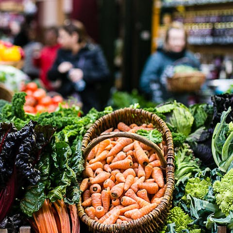 Do some food shopping at Borough Market