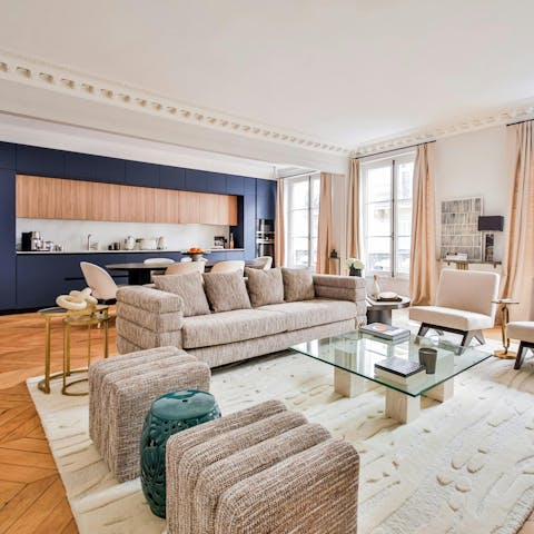 Unwind in this elegant Parisian home