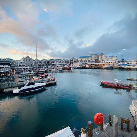 Explore the world-renowned V&A Waterfront, just a two-minute walk from this home