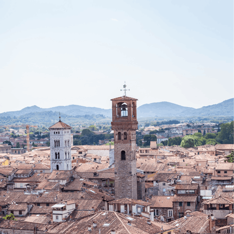 Explore many of Lucca's attractions a short stroll away