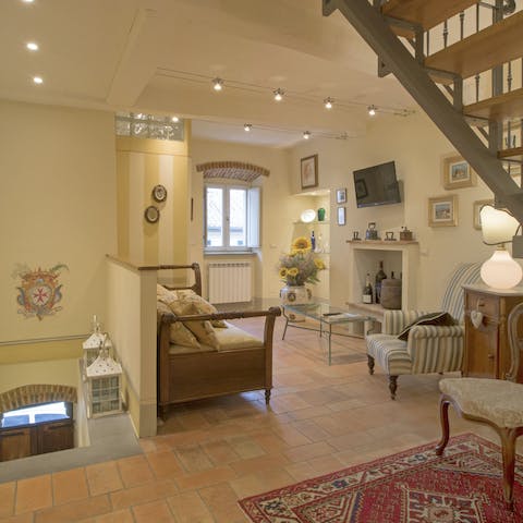 Enjoy living like a local at this historic apartment
