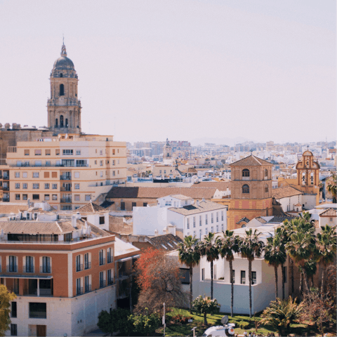 Visit Malaga's beautiful cathedral – it's only a few minutes away on foot