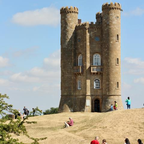 Make the fifteen-minute drive over to Broadway Tower, a folly with lovely views