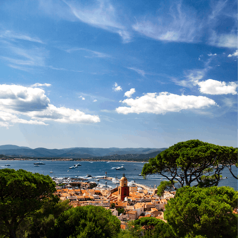 Spend your days touring the coastline of the French Riviera