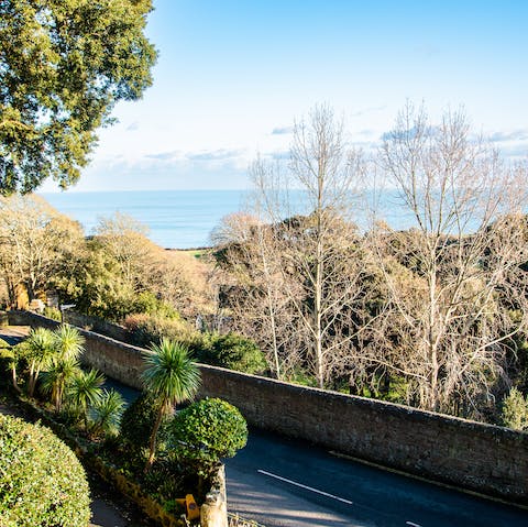 Soak up stunning views of the sea without having to leave the comfort of your home