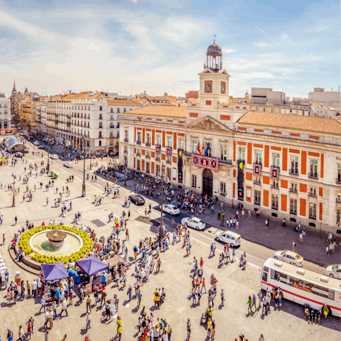 Explore Madrid, including the Royal Palace – it's within walking distance