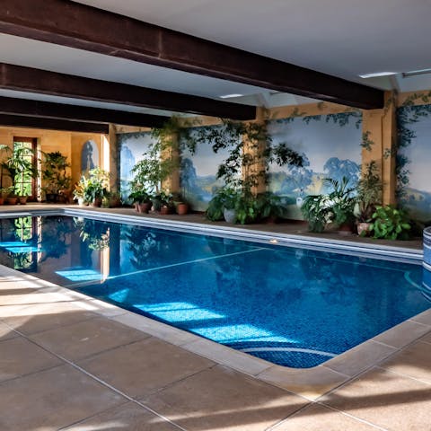 Wind down with refreshing swims in the heated pool 