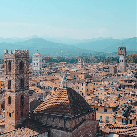 Enjoy the convenience of your ultra-central location in Lucca – walk to Lucca Cathedral and Guinigi Tower in two minutes