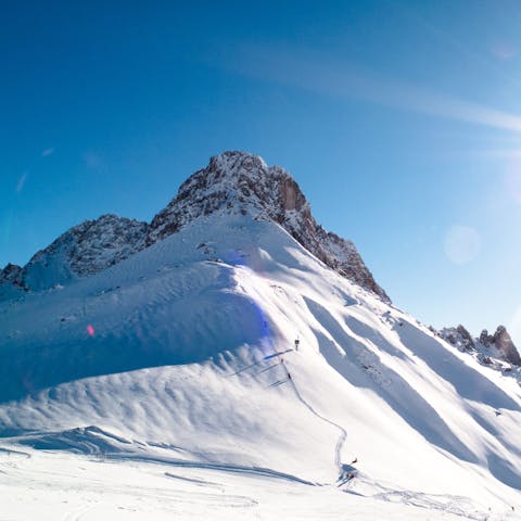 Take a short drive to Špindlerův Mlyn ski region and hit the slopes