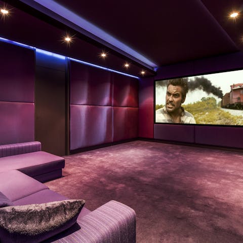 Take up residence in the home theatre and have a movie marathon