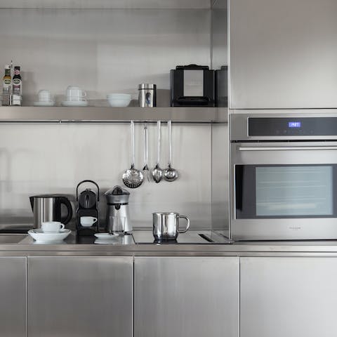 Stainless steel kitchen