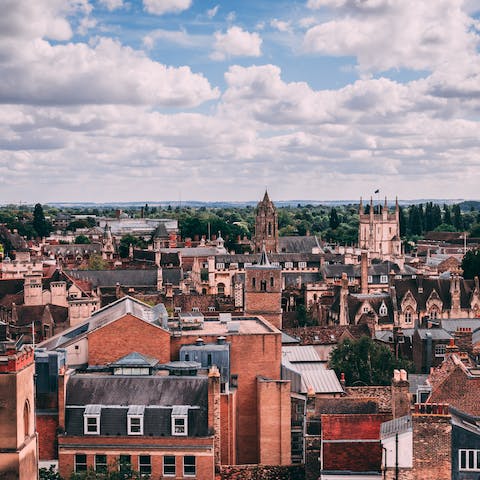 Go out an explore Cambridge's many cultural and historic hotspots