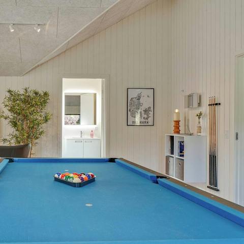 Challenge your guests to a friendly round of pool in the games room