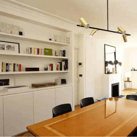 Immerse yourself in the apartment's cosy elegance