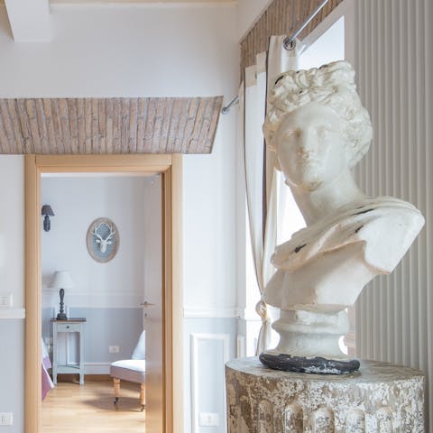 The classical marble bust
