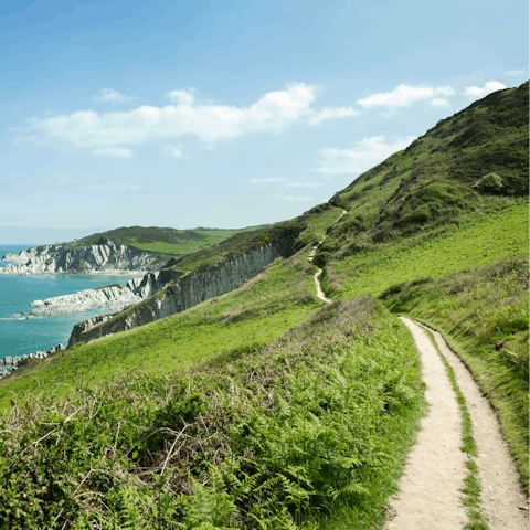 Hike North Devon's coastal footpaths