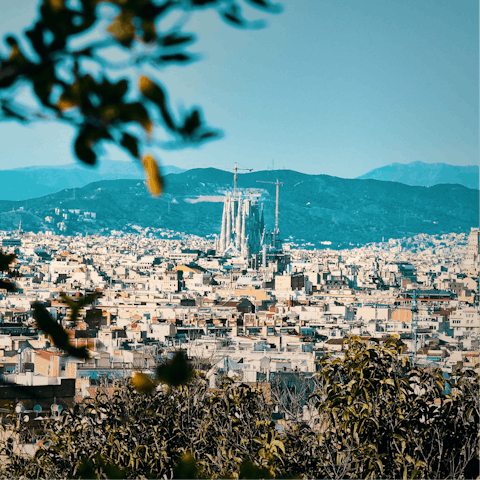 Make the 30km journey over to Barcelona for inimitable architecture, cuisine and culture