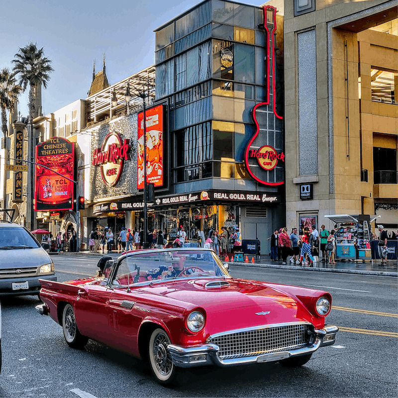 Stay in the heart of Hollywood, a fourteen-minute walk to the main drag of Hollywood Boulevard