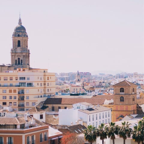 Take a day trip to the beautiful city of Málaga – less than a fifty-minute drive