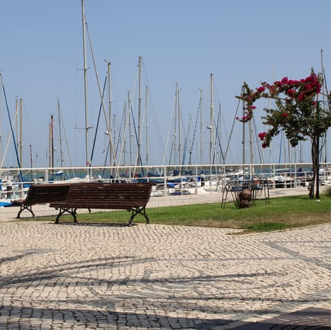 Stroll along the Marina de Vila Real waterfront, moments away