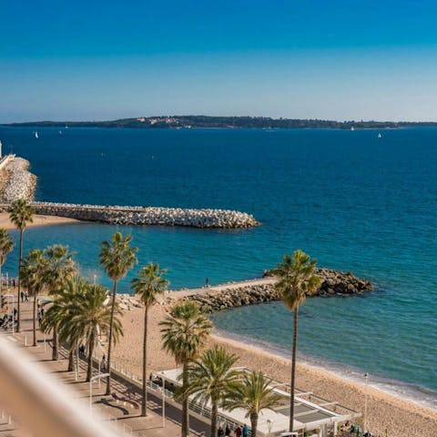 Spend the day on the Cannes coast, moments from your door