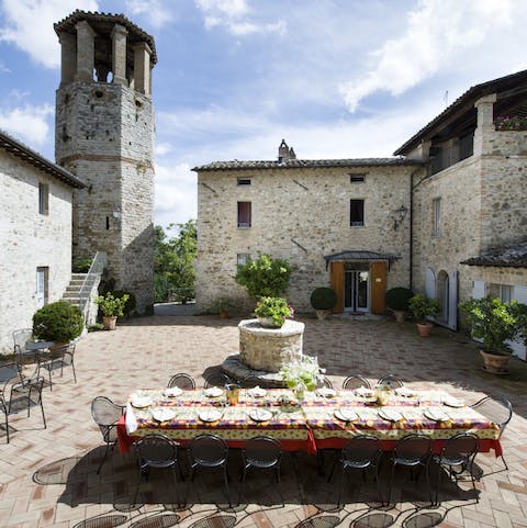 Stay in a genuine medieval castle