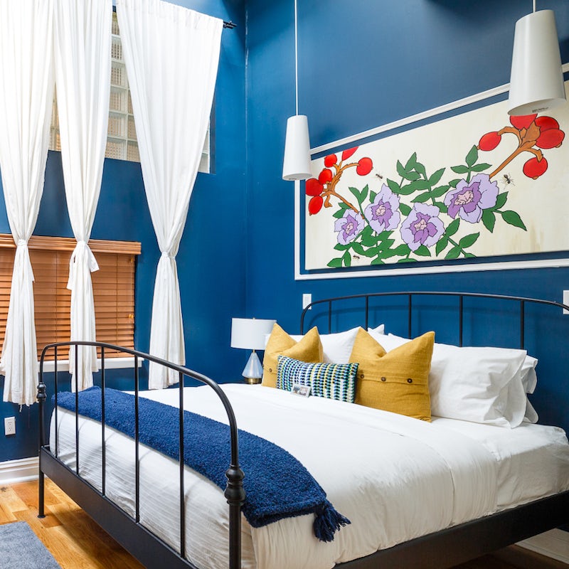 Recharge your batteries in the supremely cosy master bedroom
