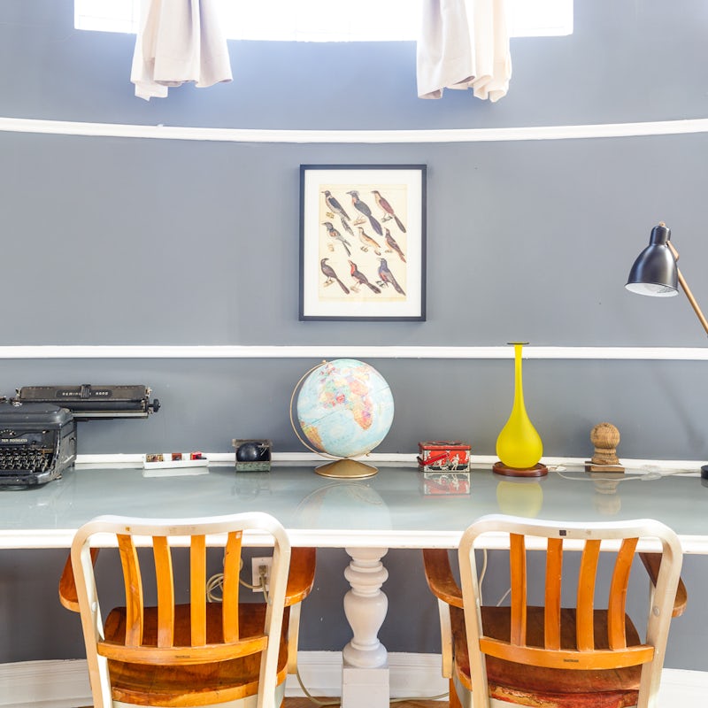 Choose between three different work spaces throughout the day