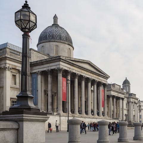 Walk five minutes to the National Gallery for modern art