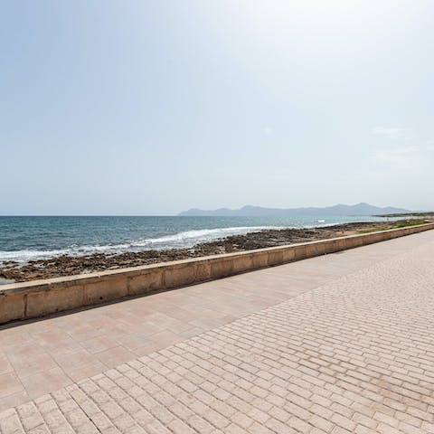 Walk along the promenade to Na Patana Beach, only minutes away