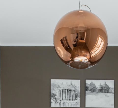 The copper lightshade
