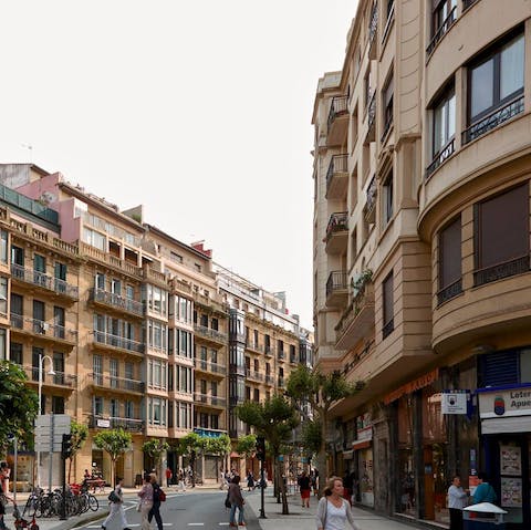Stroll the streets of this beautiful Basque city