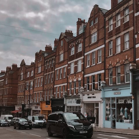Browse through the many charming shops of Hampstead Village 
