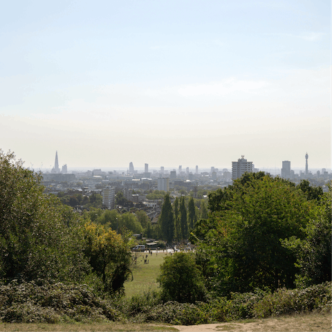 Take a stroll on the Heath, enjoying unparalleled London views 