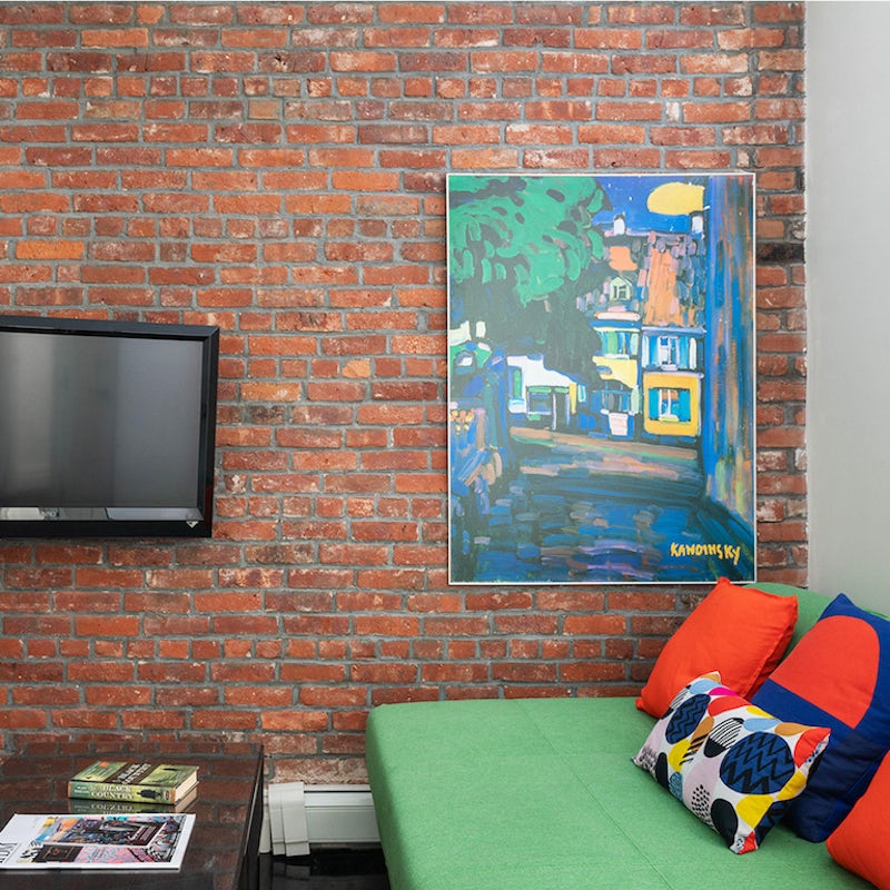 Relax in a bright and playful living space